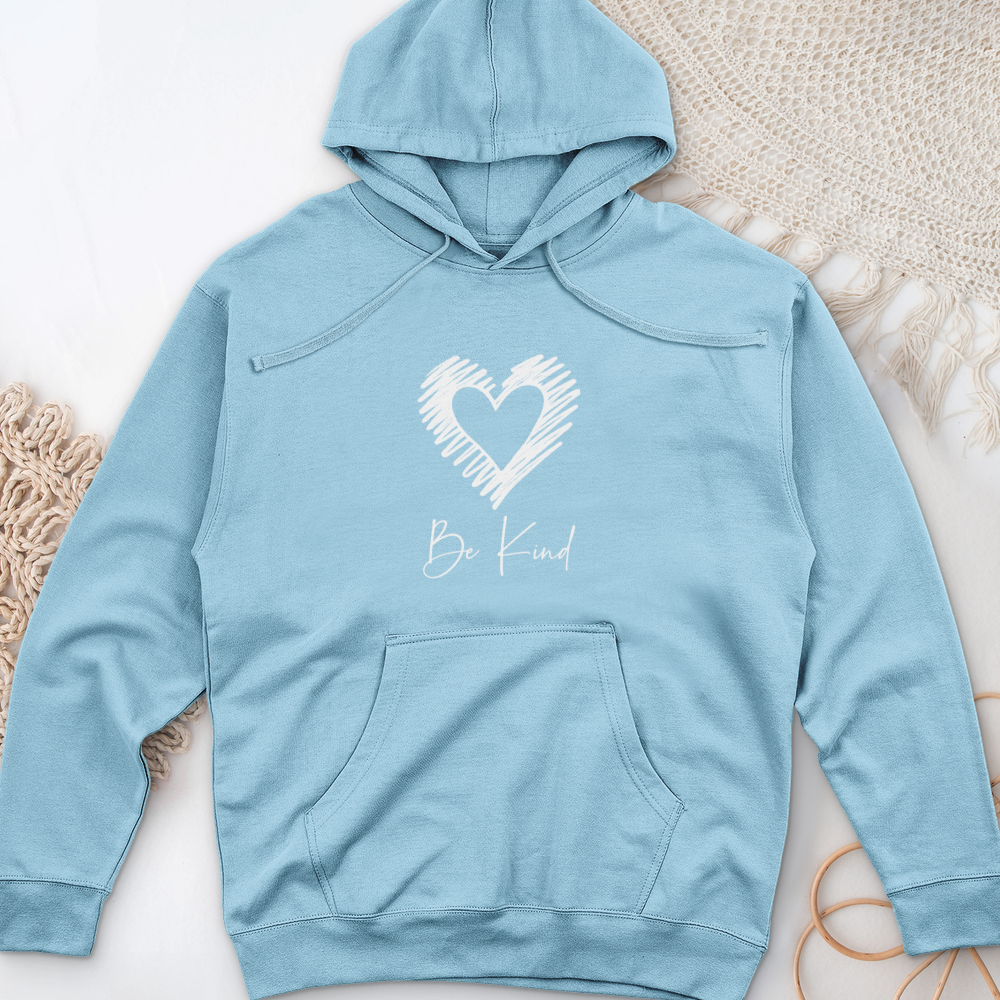 Be Kind Silhouette Midweight Hooded Sweatshirt