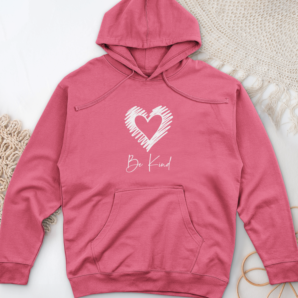 Be Kind Silhouette Midweight Hooded Sweatshirt