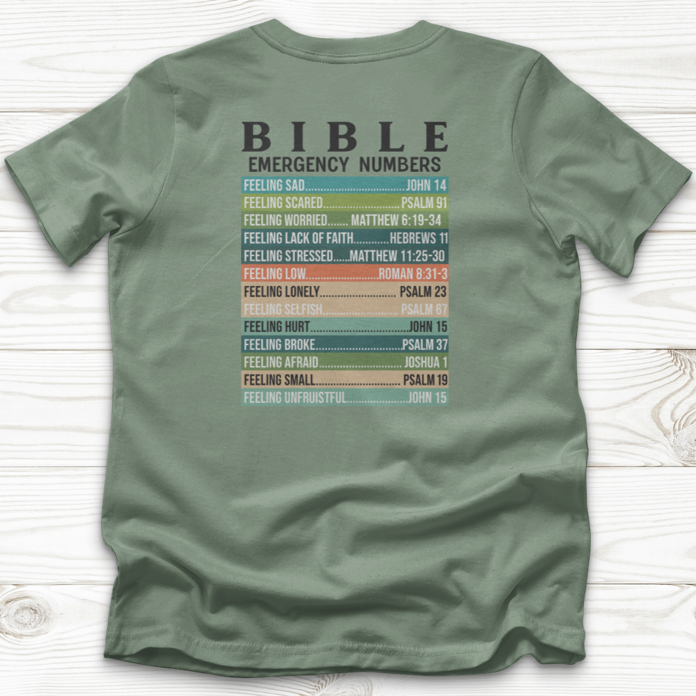 Bible Emergency Numbers T-Shirt