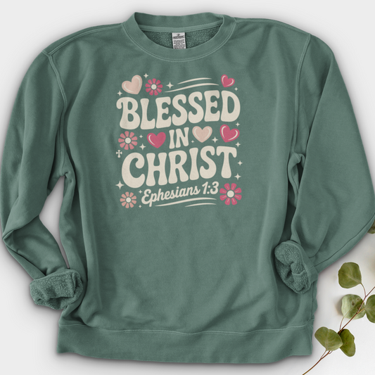 Blessed in Christ Crewneck