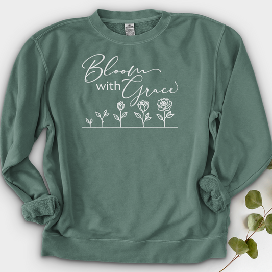 Bloom With Grace 01 Crewneck
