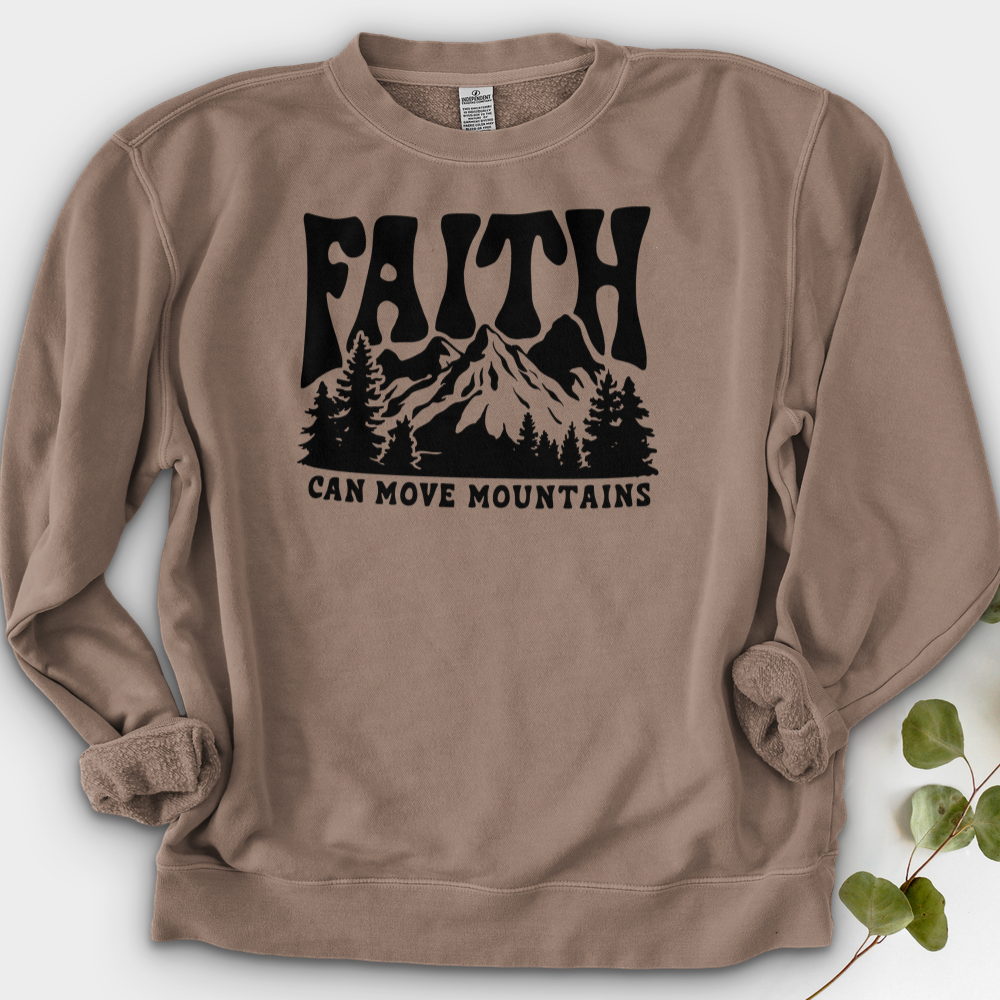Faith Can Move Mountain Crewneck