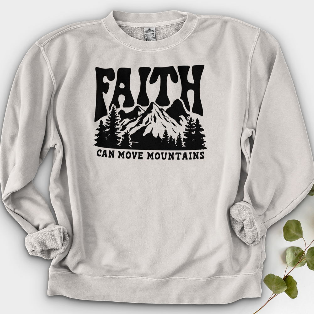 Faith Can Move Mountain Crewneck
