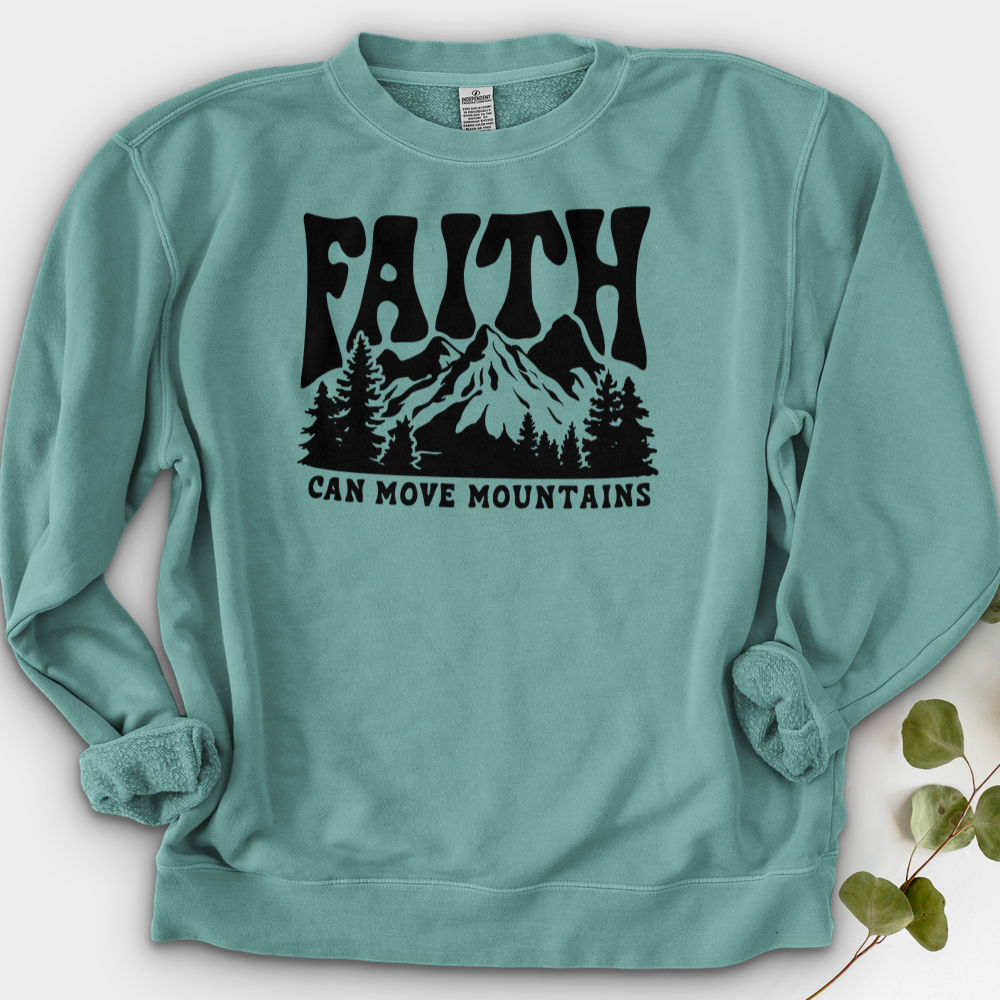 Faith Can Move Mountain Crewneck