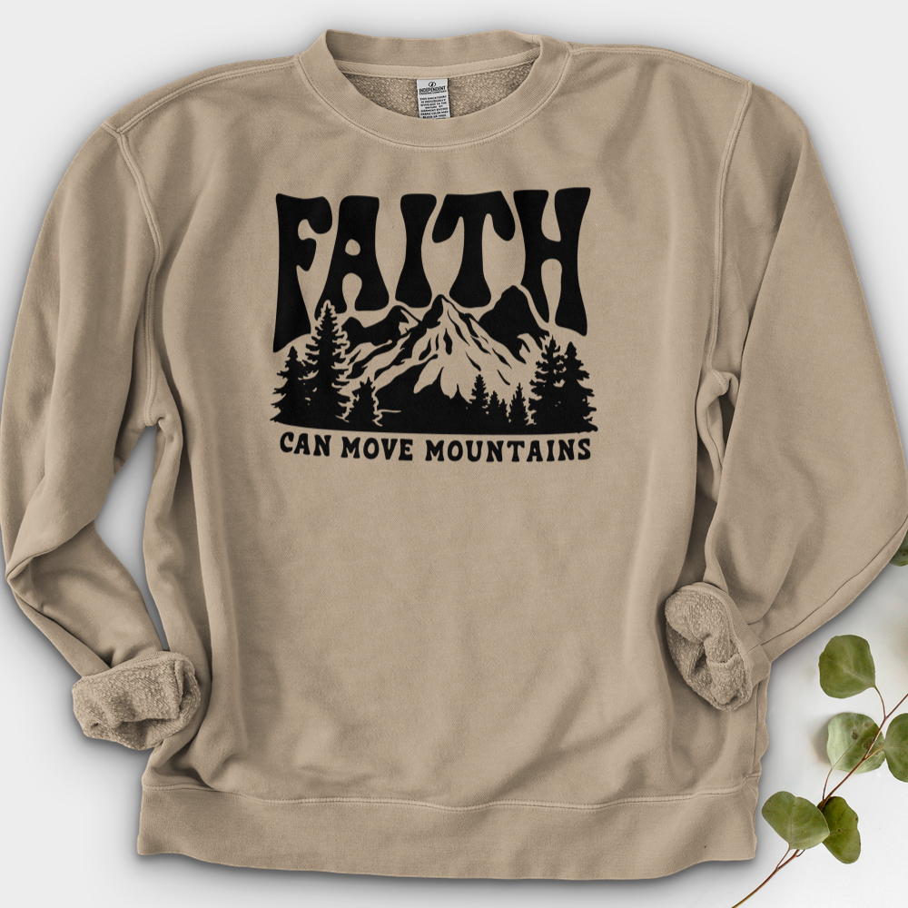 Faith Can Move Mountain Crewneck