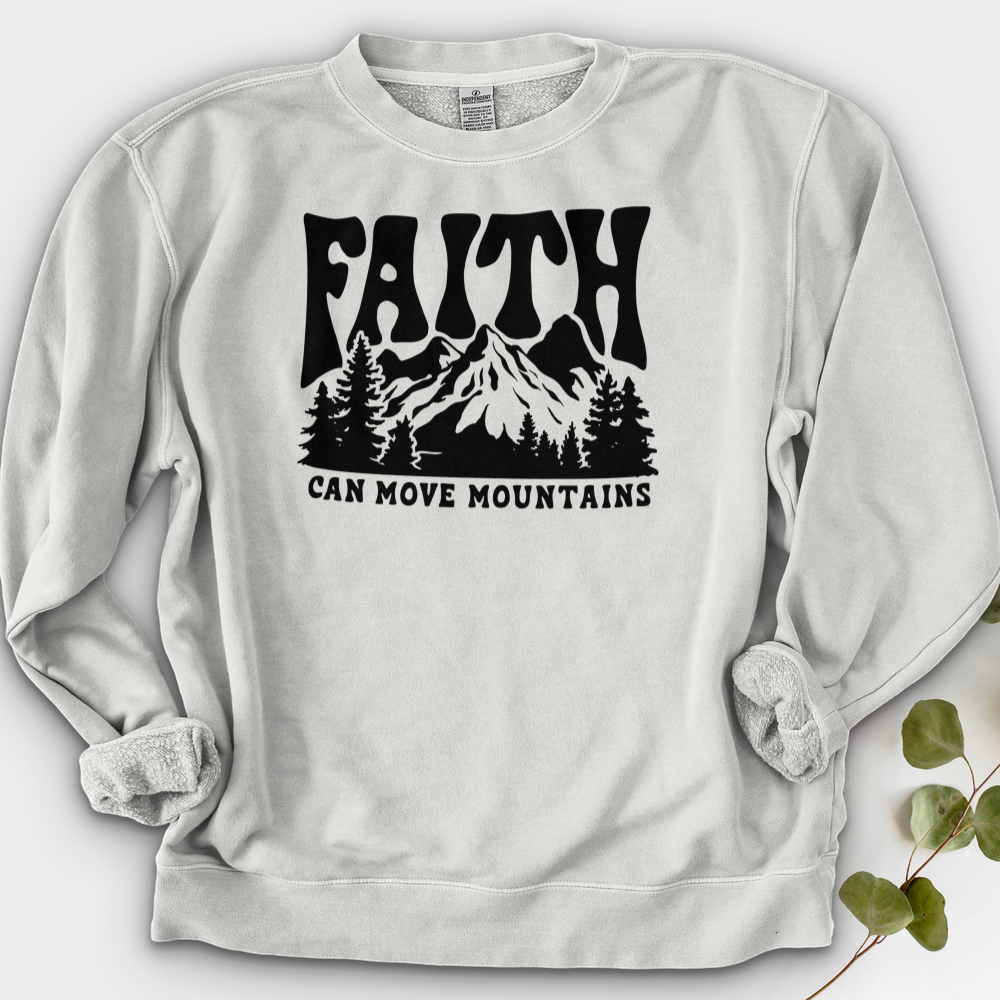 Faith Can Move Mountain Crewneck