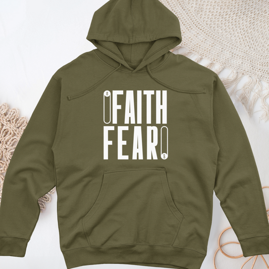 Faith Fear Midweight Hooded Sweatshirt