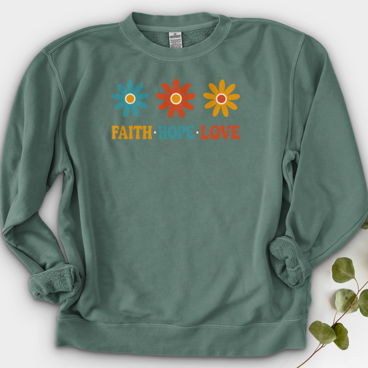 Faith Hope Love Crewneck