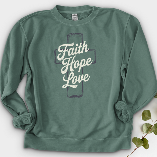 Faith Hope Love Crewneck