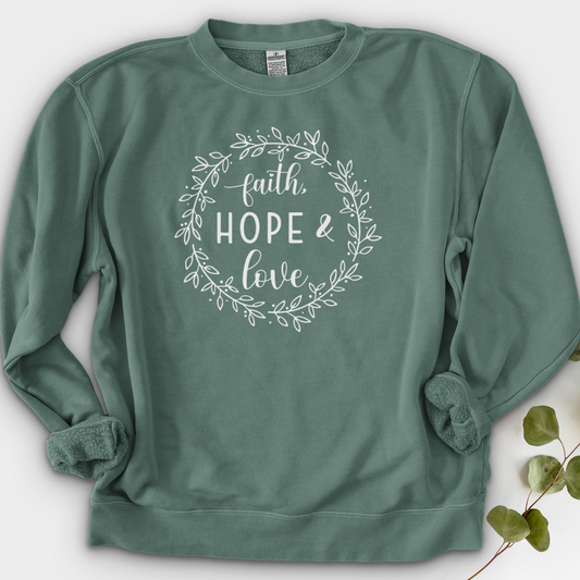Faith Hope Love Crewneck