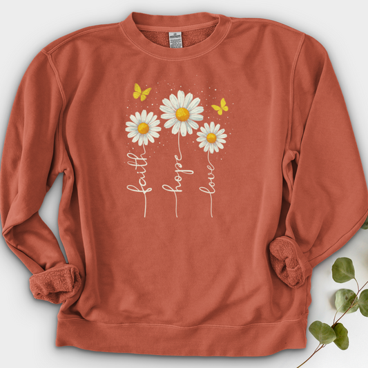 Faith Hope Love Crewneck
