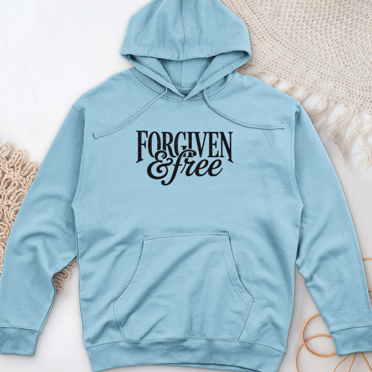 Forgiven and Free Midweight Hooded Sweatshirt