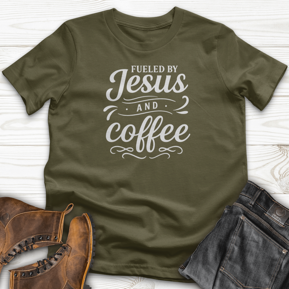 Fueled By Jesus And Coffee T-Shirt
