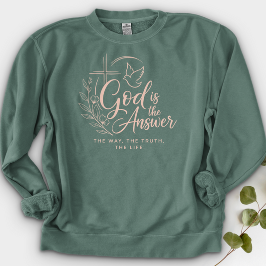 God Is The Answer Crewneck