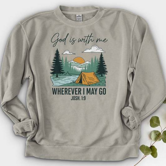 God Is With Me Crewneck