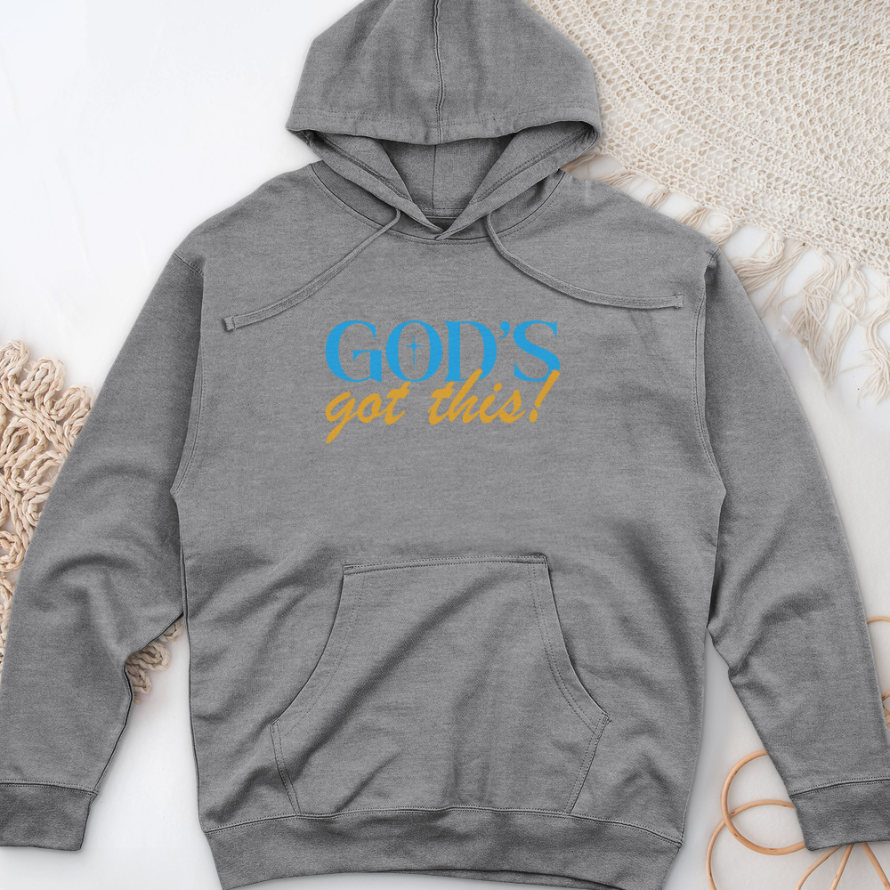 God's Got This! Midweight Hooded Sweatshirt