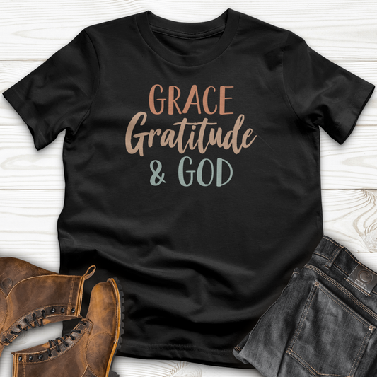 Grace Gratitude and God T-Shirt