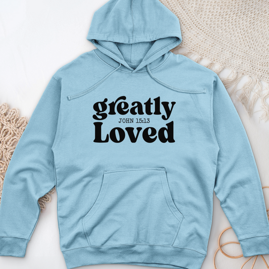 Greatly Loved Midweight Hooded Sweatshirt