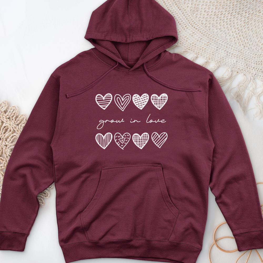 Grow In Love Midweight Hooded Sweatshirt