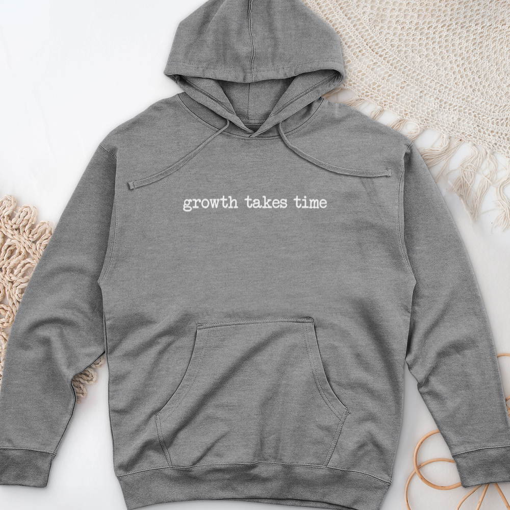 Growth Takes Time Midweight Hooded Sweatshirt