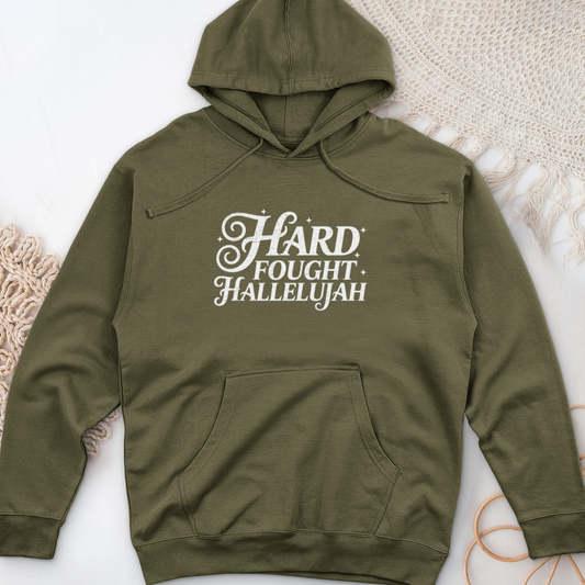 Hard Fought Hallelujah Midweight Hooded Sweatshirt