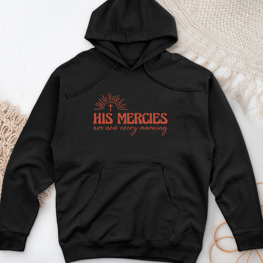 His Mercies 2 Midweight Hooded Sweatshirt
