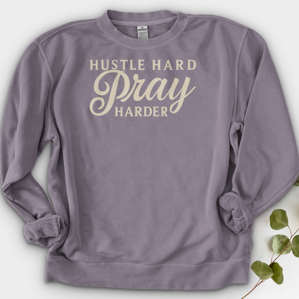 Hustle Hard Pray Crewneck
