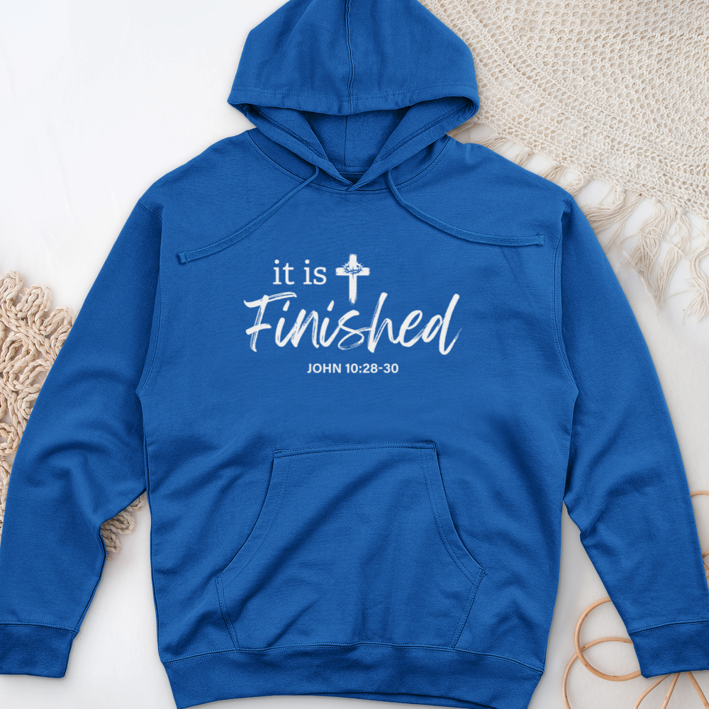 It Is Finished Midweight Hooded Sweatshirt