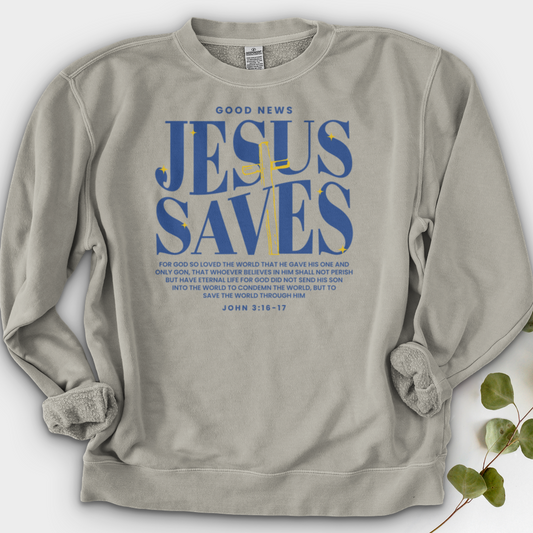 JESUS SAVES 2 Crewneck