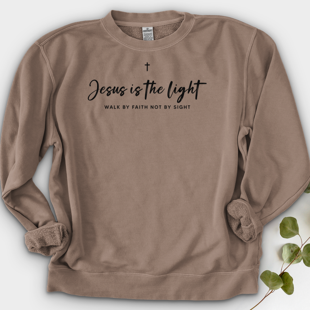 Jesus Is The Light Crewneck