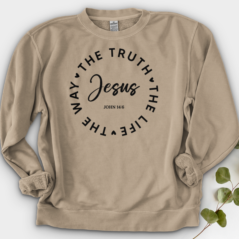 Jesus - The way, The Truth, The Life Crewneck