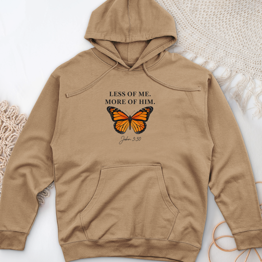 Less Of Me More Of Him Midweight Hooded Sweatshirt