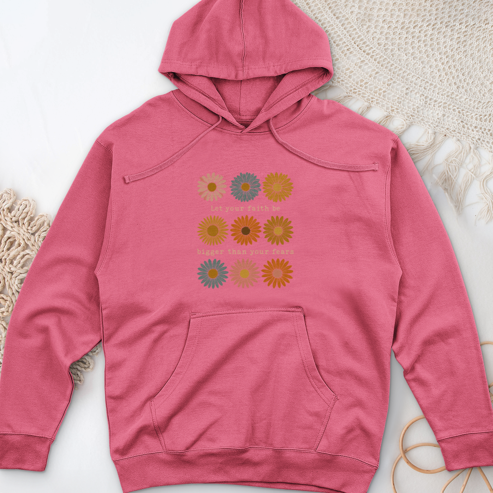 Let Your Faith Be Bigger Midweight Hooded Sweatshirt