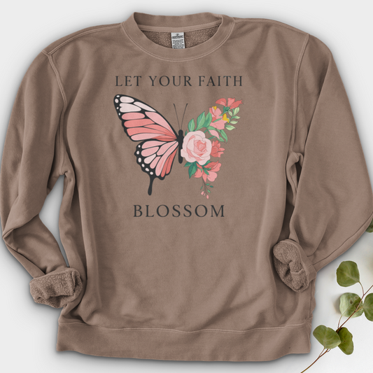 Let Your Faith Blossom Crewneck