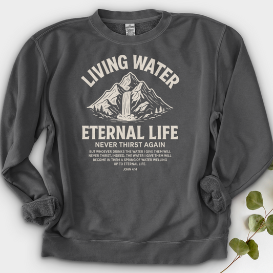Living Water Eternal Life Crewneck