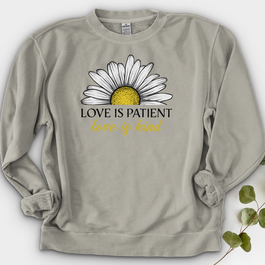 Love Is Patient Crewneck