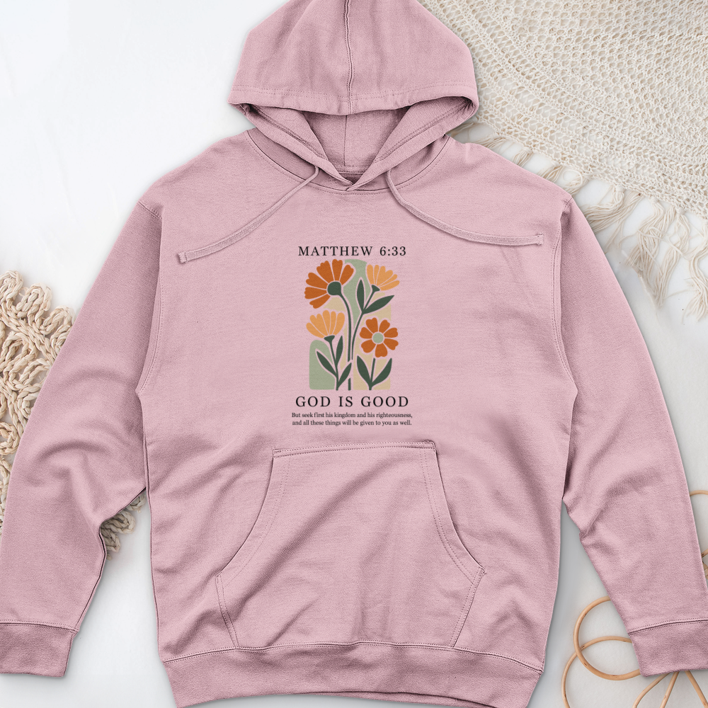 Matthew 6-33 Midweight Hooded Sweatshirt