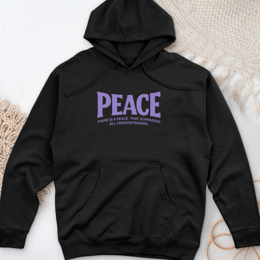 Peace Midweight Hooded Sweatshirt