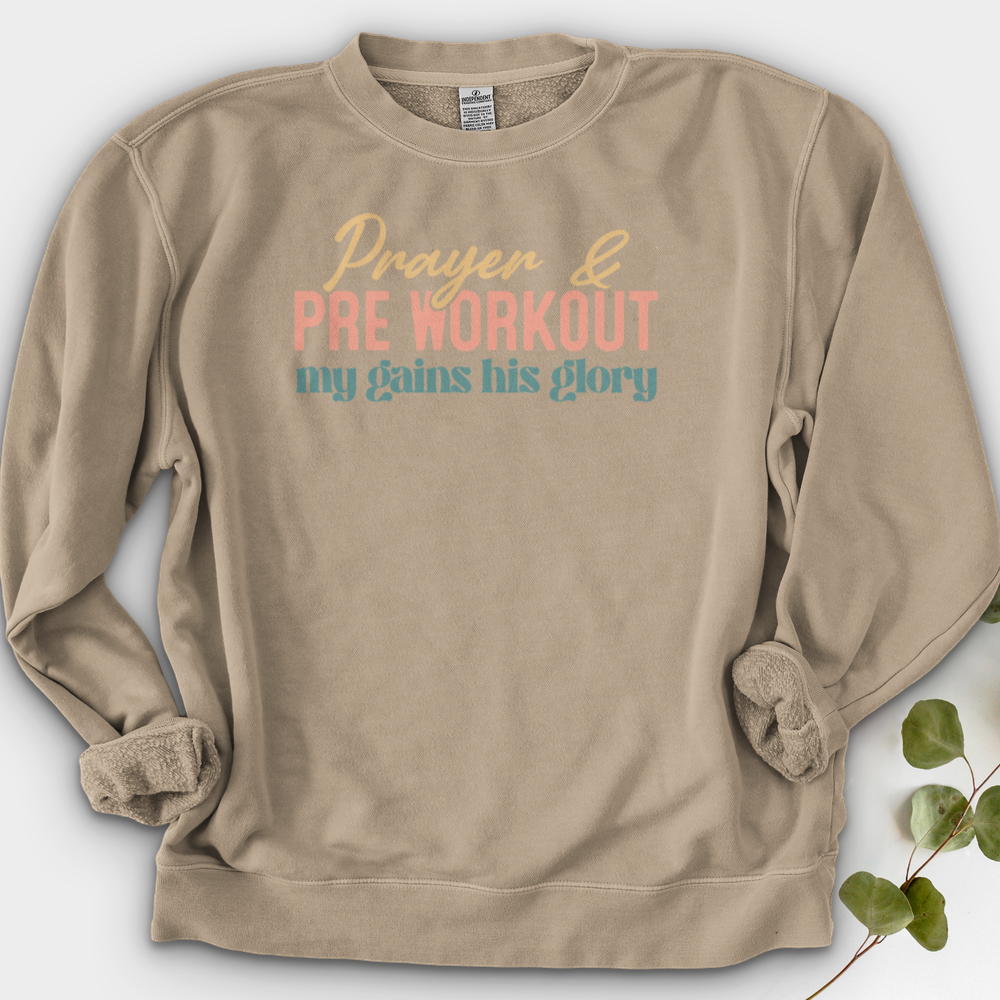 Prayer & Pre Workout Crewneck