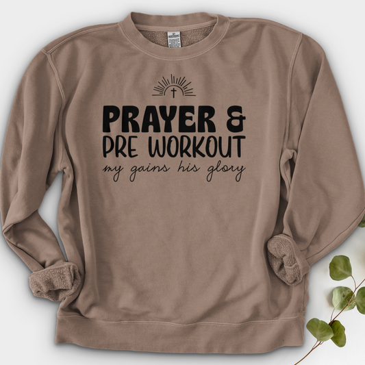 Prayer and PreWorkout Crewneck