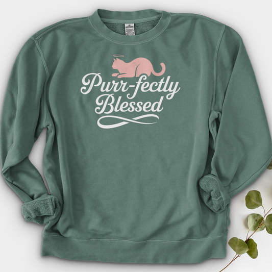 Purrfectly Blessed Crewneck