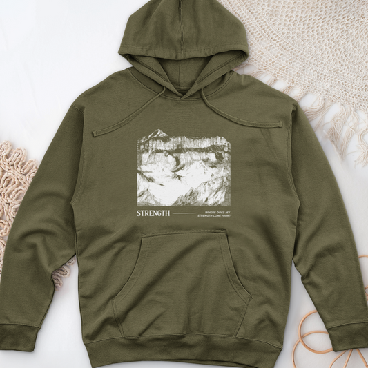 Strength 01 Midweight Hooded Sweatshirt