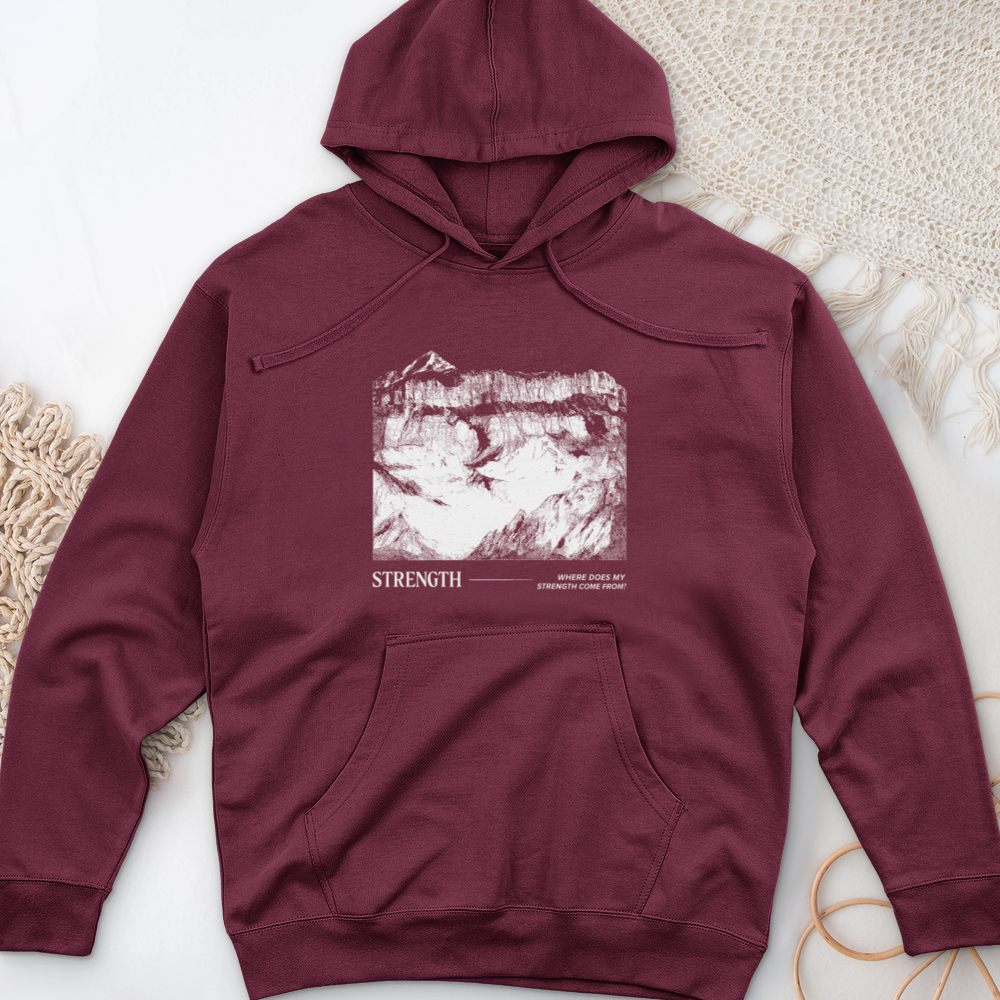 Strength 01 Midweight Hooded Sweatshirt