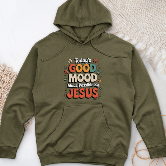 Today's Good Mood Midweight Hooded Sweatshirt