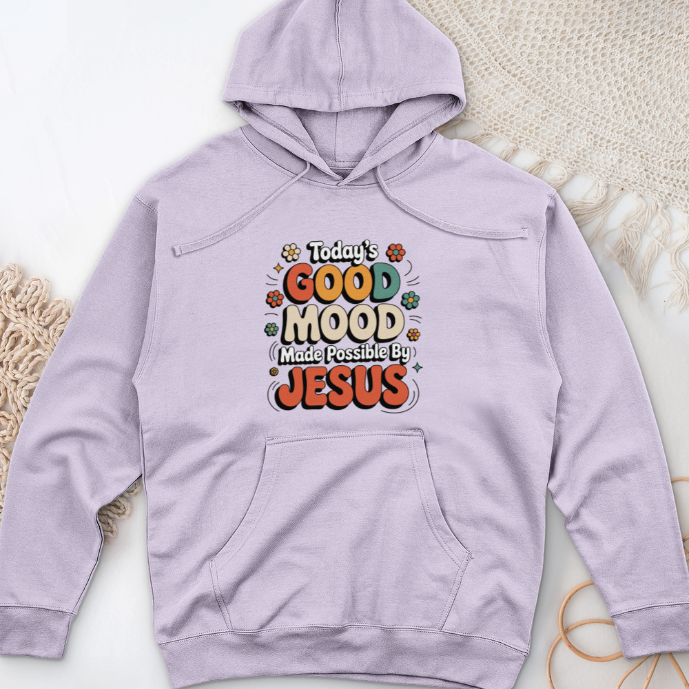 Today's Good Mood Midweight Hooded Sweatshirt