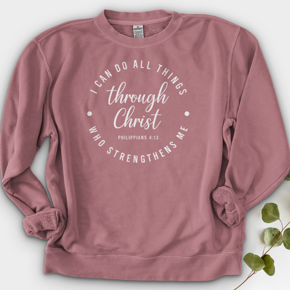 All Things Through Christ-01 Crewneck