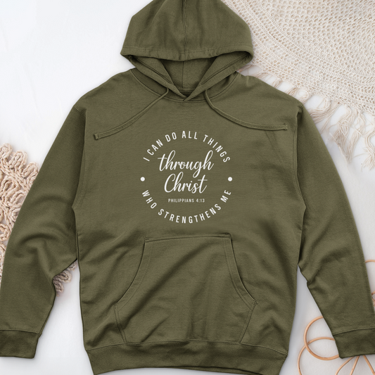All Things Through Christ-01 Midweight Hooded Sweatshirt