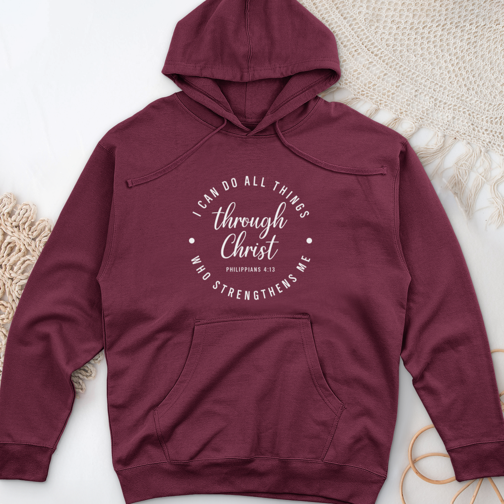 All Things Through Christ-01 Midweight Hooded Sweatshirt