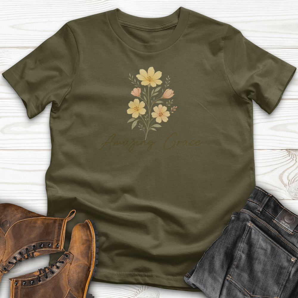 Amazing Grace Flowers T-Shirt