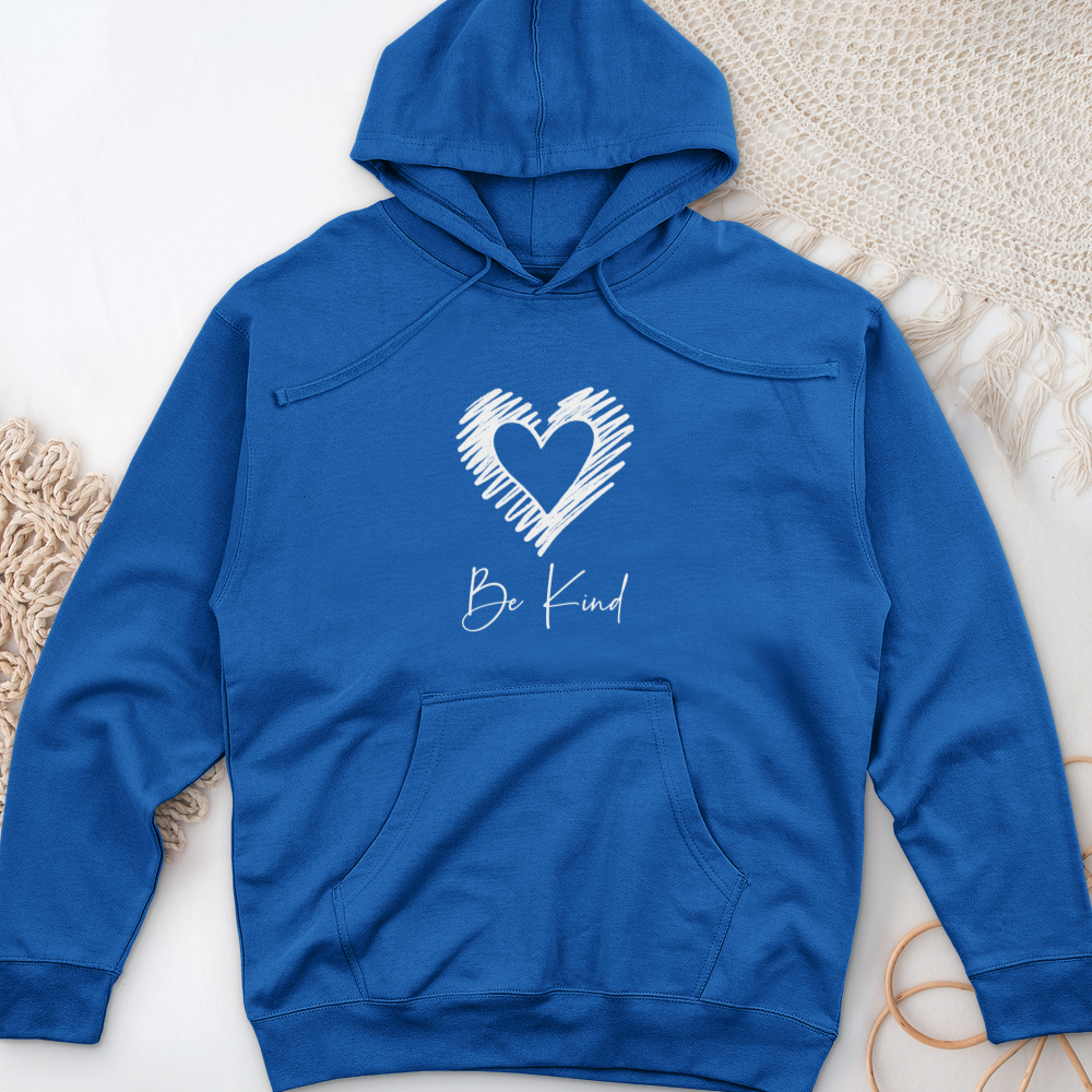Be Kind Silhouette Midweight Hooded Sweatshirt